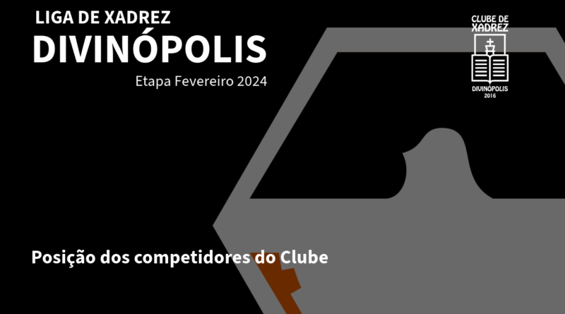 Lançamento da Tabela de classificação da Liga de Xadrez de Divinópolis